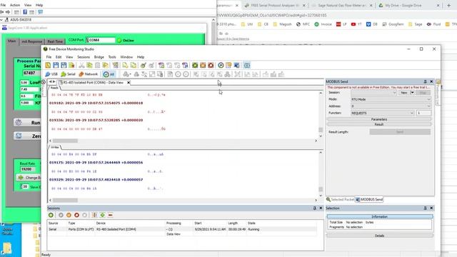 FREE Serial Port Sniffer Easiest To Use! Works On RS-485, RS-232-, I2C, & Others Sniffer For LabVIE