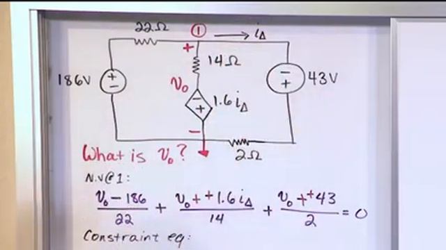 Section 7 Node Voltage Problems with Dependent Sources Part 1 смотреть онлайн