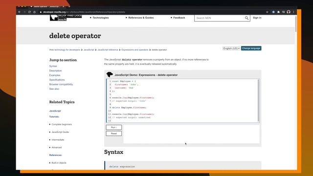 JavaScript's Delete Operator - How to Delete Object Properties with One Command смотреть онлайн