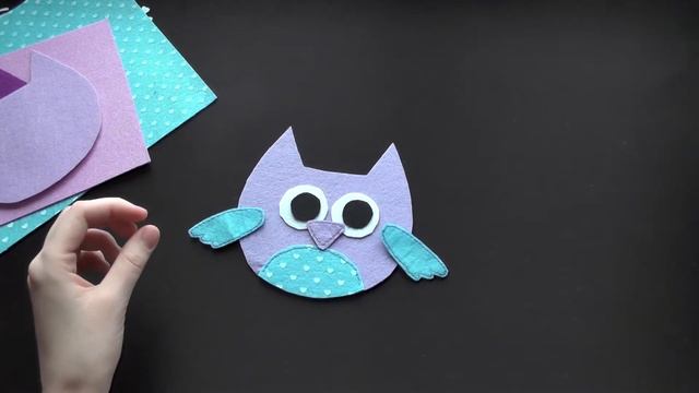 Сумочка сова из фетра своими руками  DIY  Owl of felt
