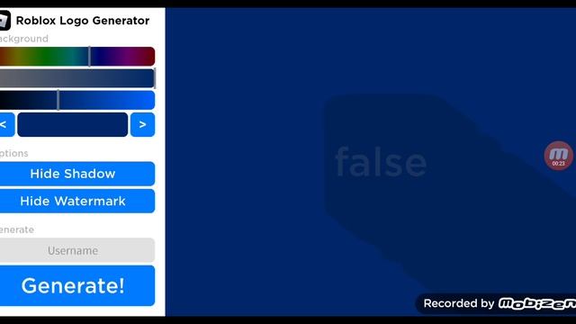 Tutorial Roblox Logo Genorator For Free смотреть онлайн