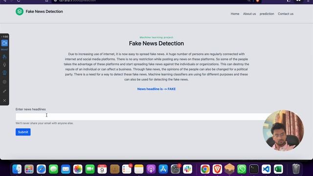 Full Stack Fake News Detection Using Machine Learning || Final Year Project смотреть онлайн