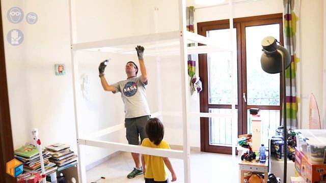 An amazing DIY loft bed for kids // How to build a DIY loft bed смотреть онлайн