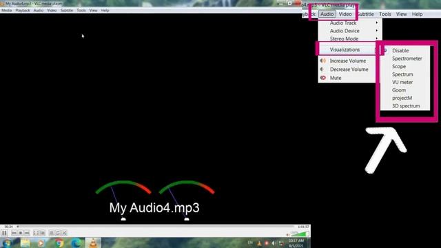 VLC Media player secret Visualization смотреть онлайн