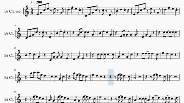 Clarinet Sheet Music: How to play Under the Sea (The Little Mermaid) by Samuel E Wright смотреть онлайн