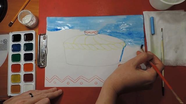 Рисуем каравай смотреть онлайн