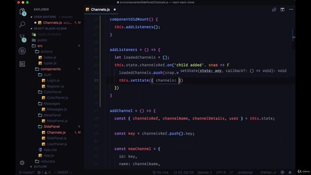 [ Khóa học React - Redux - Firebase ] 23. Display Channels with child added Listener смотреть онлайн