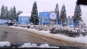 Хадыженск 21.01.2020г. не большая прогулка по заснеженному Хадыженску)