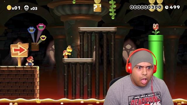 OKAY Y'ALL CAN'T BE SERIOUS WITH THIS SH**!! [SUPER MARIO MAKER] [#170] смотреть онлайн