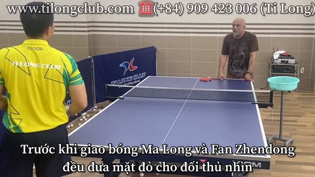 Ti Long reveals the secret of the Chinese team | How to do fast long serve spins up and down смотреть онлайн
