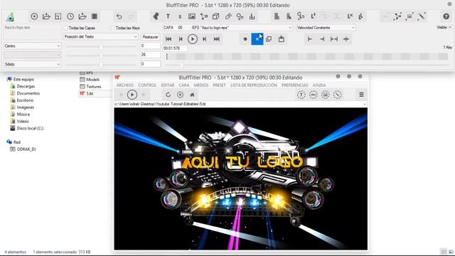 Como convertir tu Logo .jpg en .eps para ponerlo en un proyecto Blufftitler. смотреть онлайн