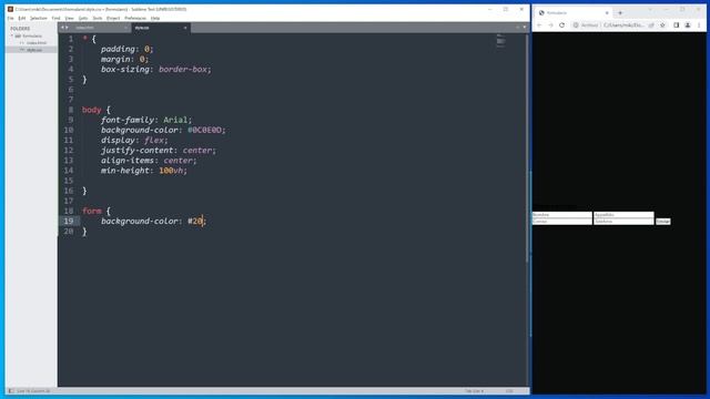 como HACER un FORMULARIO HTML en SUBLIME TEXT ? смотреть онлайн