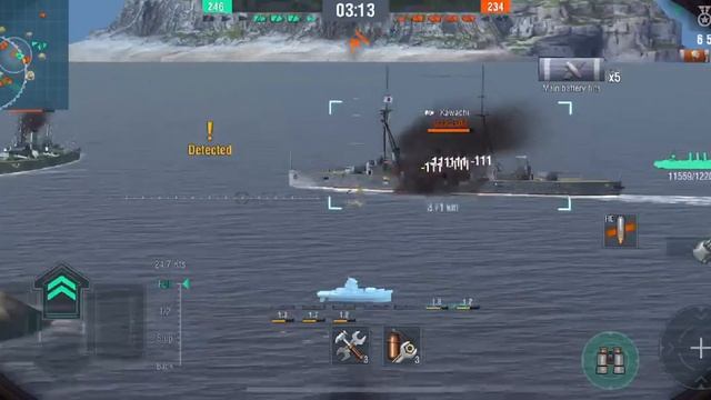 WORLD OF WARSHIPS BLITZ (SINKING FEELING RAMPAGE) смотреть онлайн