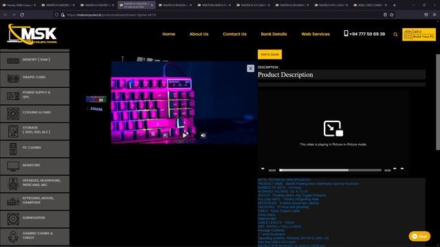 අඩුම මිලට සුපිරි Gaming Keyboard & Mouse смотреть онлайн