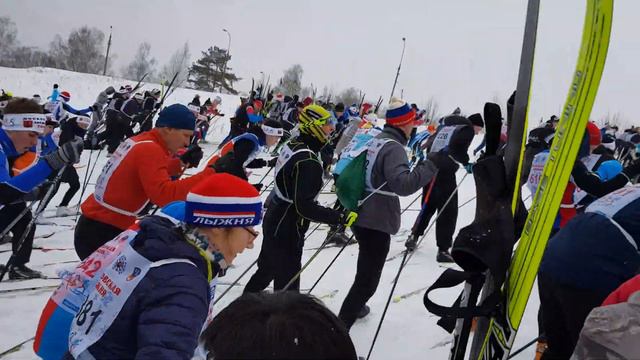 Московская лыжня 2019. Безумный старт