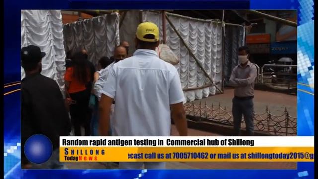 Random rapid antigen testing in Commercial hub of Shillong смотреть онлайн