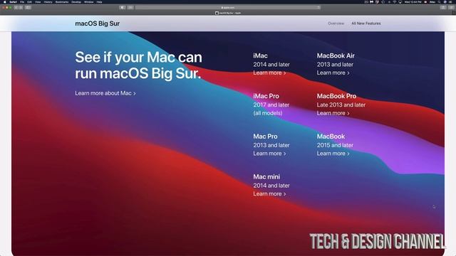 Can My Mac Run Big Sur?