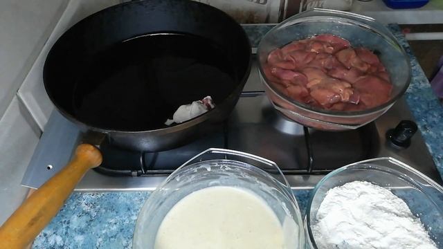 КУРИНАЯ ПЕЧЕНЬ В КЛЯРЕ/CHICKEN LIVER IN BATTER смотреть онлайн