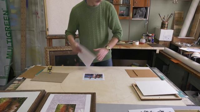 Делаем паспарту. смотреть онлайн