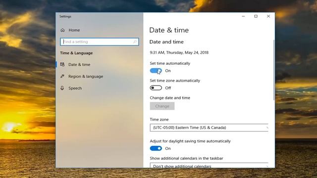 How to Change Date and Time in Windows 10 смотреть онлайн