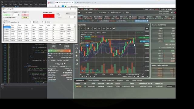 How to Trade on Bitmex with my Python trading bot - Video Tutorial смотреть онлайн