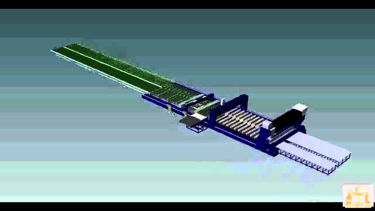 Модель Лазерная резка и сварка боковин смотреть онлайн