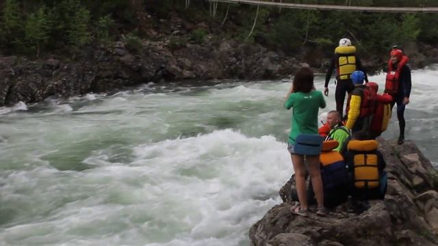 Порог "Каша", река Томский Казыр 12-13.06.2015 смотреть онлайн