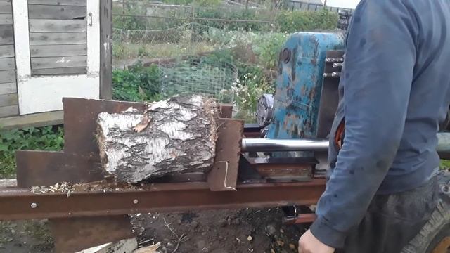 самодельный дровокол гидравлический 8 тонн смотреть онлайн