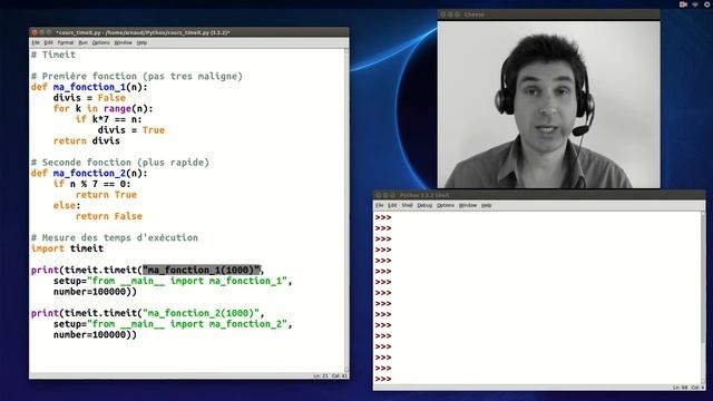 [Python] Temps de calcul - Module timeit смотреть онлайн