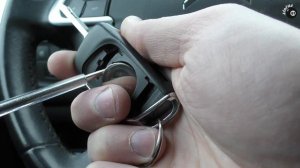 Замена батарейки в ключе Ситроен с4 / Ситроен с4 замена батарейки / Battery in the key Citroen C4