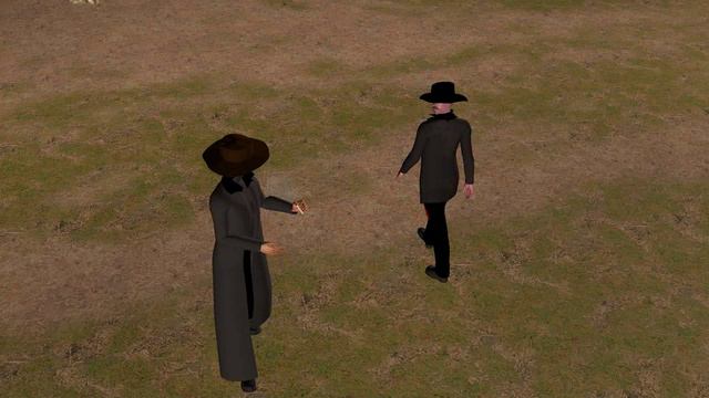 Animated I'm your huckleberry scene from Tombstone. смотреть онлайн