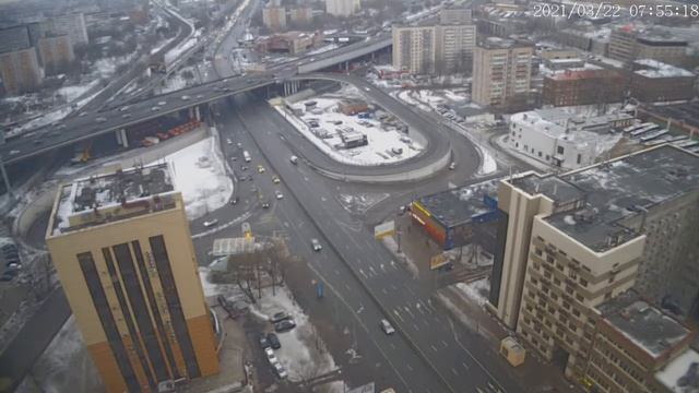Москва - Нижегородская улица - веб камера 22.03.2021, 04:56