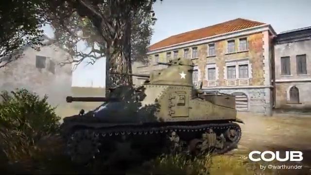 War Thunder - M3 Lee смотреть онлайн