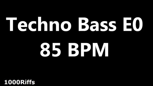Techno Bass Metronome E0 : 85 BPM : Beats Per Minute смотреть онлайн