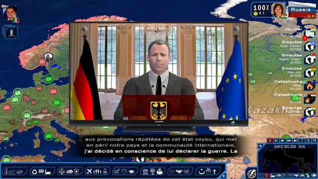 LA RUSSIE ATTAQUE L'EUROPE ! (Geopolitical Simulator 4: Power & Revolution 2022 FR) #118 смотреть онлайн