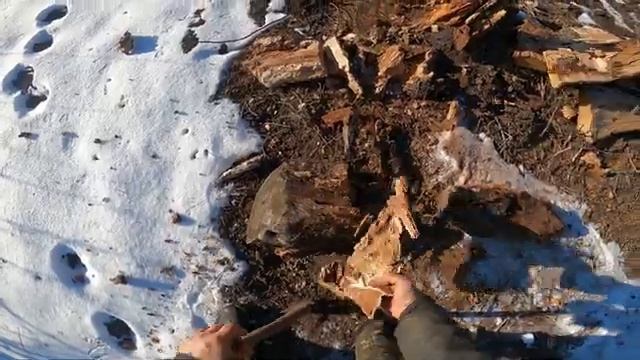 Рубка дров простым способом смотреть онлайн