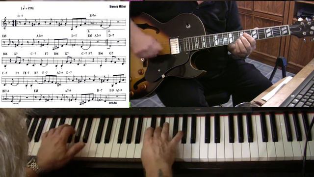 Bernie's Tune - guitar & piano jazz cover - Yvan Jacques смотреть онлайн