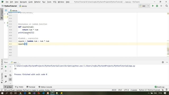 Python Tutorial - Part 27 - Lambda Functions | Python for Beginners | Learn Python смотреть онлайн