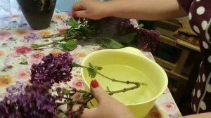 Как сохранить сирень подольше  в вазе