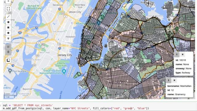 Using leafmap with PostGIS database смотреть онлайн