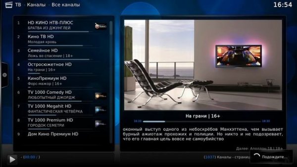 Настройка клиента Enigma2 на Kodi (XBMC)