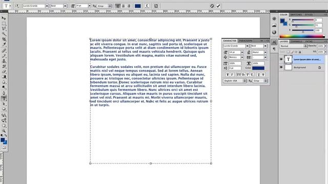 Text Indents in Photoshop смотреть онлайн
