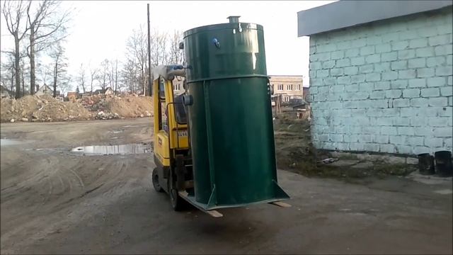 Разгрузка станций биоочистки СКАТ PRO