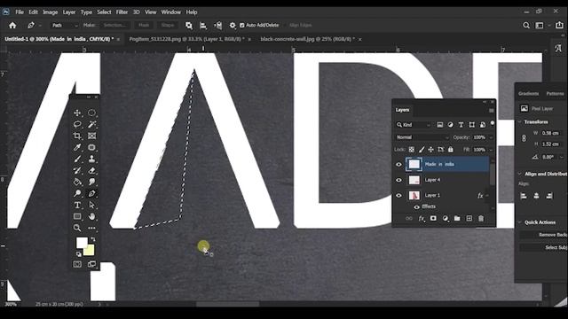 Create a textile poster in Photoshop смотреть онлайн