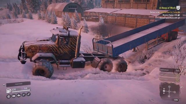 LIVE🔴SnowRunner phase 4 New Frontiers | a heap of work open Cosmodrome map EP107 смотреть онлайн