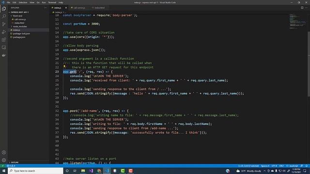 Dr. J's WTL - Very Basic Node + Express REST API смотреть онлайн