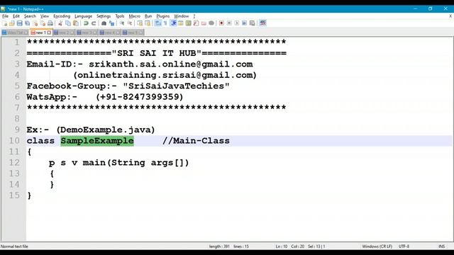 7. Java Program Name and Main Class Name are Different смотреть онлайн