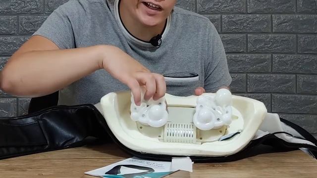 Обзор на РОЛИКОВЫЙ МАССАЖЁР (Турмалиновая накидка RM001) смотреть онлайн