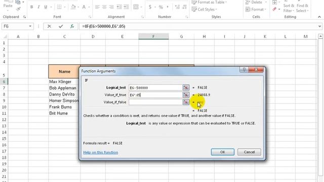 Excel 2016: IF Function смотреть онлайн