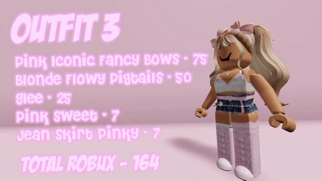 Kawaii Roblox outfits under 300 robux! | Eiliev смотреть онлайн
